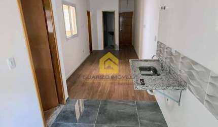 APARTAMENTO A VENDA NA VILA PIRES EM SANTO ANDRÉ COM 48m² COM SACADA