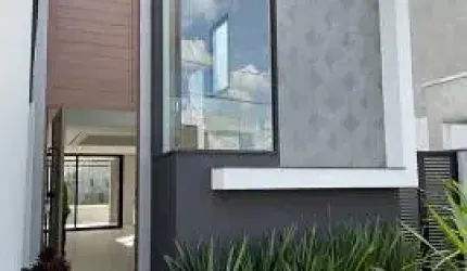 LINDA Casa no Condomínio VEREDAS sobrado para venda tem 266 m² com 4 suítes PISCINA e CHURRASQUEIRA