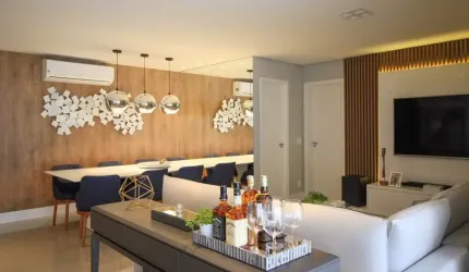 MARAVILHOSO apartamento no ESSENCE PRIME LIVING mobiliado para venda possui 124 m² com 3 suítes