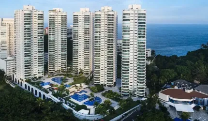 MARAVILHOSO apartamento no Condomínio TORTUGAS vista LIVRE para o MAR com 224 m² com 4 suítes
