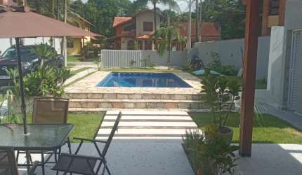 ÓTIMO Sobrado no CONDOMÍNIO MORADA DA PRAIA com 250m² 4 dormitórios sendo 2 suítes Gourmet e Piscina