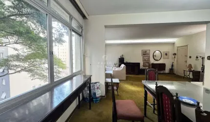 Residência de Luxo no Edifício Siena: 3 Dormitórios, 145m² na Avenida Higienópolis, com Vista para o Verde e Ótimas Áreas de Lazer!