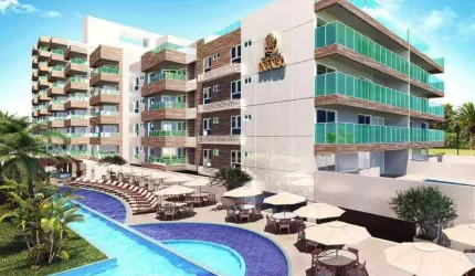 Apartamento para Venda em Cabedelo, Ponta de Campina, 2 dormitórios, 1 suíte, 2 banheiros, 1 vaga