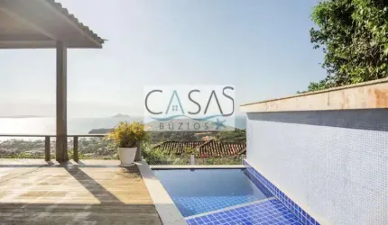 Ótima casa 5 quartos vista deslumbrante para o Mar de Joao Fernandes Armação de Búzios