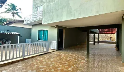 Casa para Venda em Itanhaém, Balneário Gaivota, 3 dormitórios, 3 suítes, 1 banheiro, 6 vagas