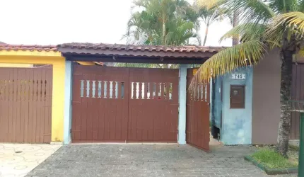 Casa para Venda em Mongaguá, Balneário Flórida Mirim, 2 dormitórios, 1 suíte, 1 banheiro, 3 vagas