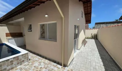Casa para Venda em Itanhaém, CIBRATEL 2, 2 dormitórios, 1 banheiro, 1 vaga