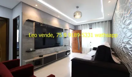 Linda casa Sim, 3|4 suíte, closet e goumert.