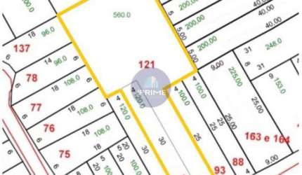 Terreno a venda no Bairro Campestre em Santo André, com 616m².