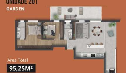 Apartamento com 3 quartos à venda na Rua Coronel Luiz Victorino Ordine, São Pedro, São José dos Pinhais, 77 m2 por R$ 669.304