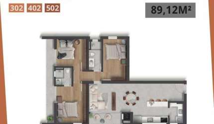 Apartamento com 3 quartos à venda na Rua Coronel Luiz Victorino Ordine, São Pedro, São José dos Pinhais, 82 m2 por R$ 744.812