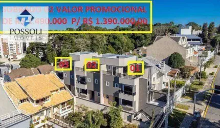 Sobrado com 3 dormitórios à venda, 309 m² por R$ 1.390.000,00 - São Lourenço - Curitiba/PR