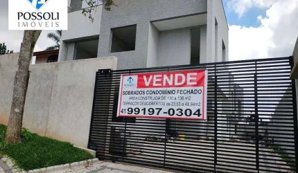 Sobrado com 03 dormitórios à venda, 152 m² por R$ 880.000 - Vista Alegre - Curitiba/PR