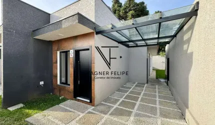 Casa com 02 quartos (suíte) - 58m² construídos - Colônia Rio Grande.