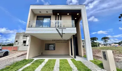 Sobrado em condomínio 03 suítes - 146m² construídos - Costeira.