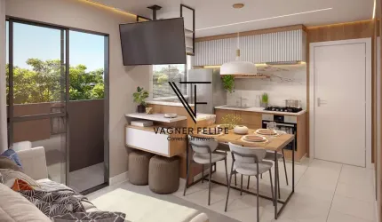 Apartamento 02 quartos - 42,44 m² privativos - Bom Jesus.