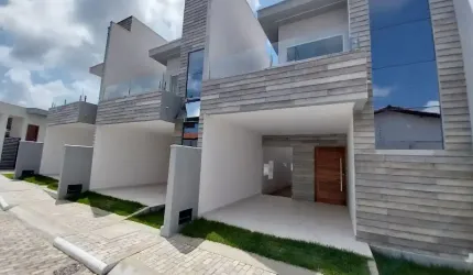 Casas Duplex em Condomínio com 102m²,  Emaús, Parnamirim RN