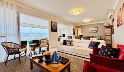 Apartamento para Venda em Guarujá, Mar e Céu, 3 dormitórios, 3 suítes, 5 banheiros, 2 vagas