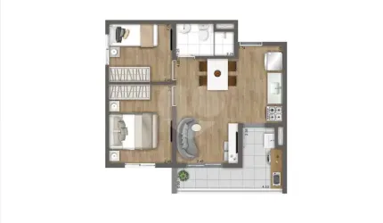 Apartamento com 2 quartos à venda em Vila Do Castelo - SP