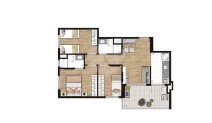 Apartamento com 3 quartos à venda em Vila Vermelha - SP