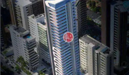 Apartamento com 4 dormitórios à venda, 242 m² por R$ 3.591.000,00 - Meireles - Fortaleza/CE