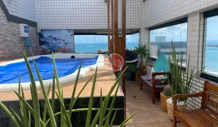 Cobertura com 4 dormitórios, 413 m² - venda por R$ 3.000.000,00 ou aluguel por R$ 33.763,55/mês - Mucuripe - Fortaleza/CE