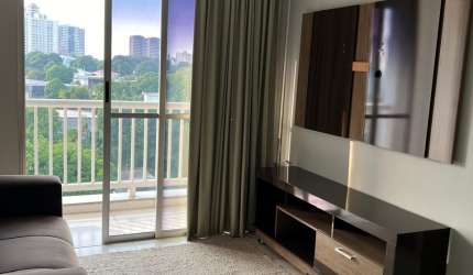 Cond. Life da Villa, mobiliado, com 2 quartos sendo 1 suítes, varanda.