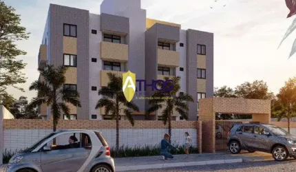 Apartamento Com área externa em Jardim Cidade Universitária - Bancários, João Pessoa/PB de 2 Quartos