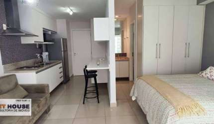 Apartamento para venda em Brooklin Paulista de 38.00m² com 1 Quarto e 1 Garagem