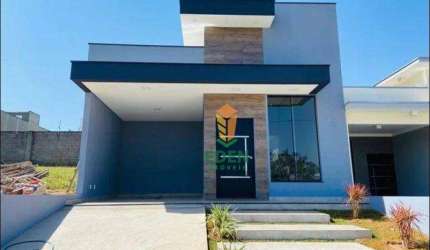 Casa de Condomínio para venda em Condomínio Residencial Villaggio Ipanema I de 110.00m² com 3 Quartos, 1 Suite e 2 Garagens