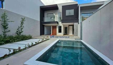 Casa de Condomínio para venda em Pechincha de 195.00m² com 5 Quartos, 4 Suites e 2 Garagens