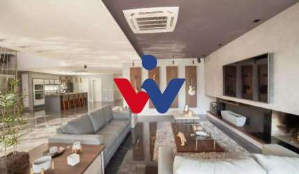 Casa de Condomínio para venda em Campo Comprido de 615.00m² com 4 Quartos, 4 Suites e 6 Garagens