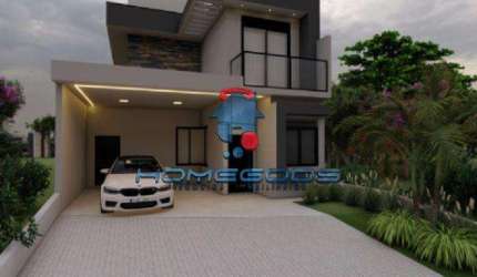 Casa de Condomínio para venda em Vila Bressani de 145.00m² com 3 Quartos, 3 Suites e 4 Garagens