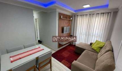 Apartamento para venda em Bosque Maia de 52.00m² com 2 Quartos, 1 Suite e 1 Garagem