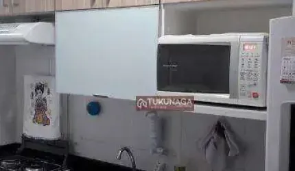 Apartamento para venda em Bosque Maia de 52.00m² com 2 Quartos, 1 Suite e 2 Garagens
