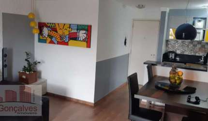 Apartamento para venda em Taboão de 77.00m² com 3 Quartos, 1 Suite e 2 Garagens