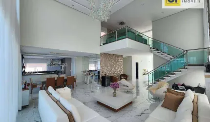 Casa de Condomínio para venda em Aldeia Da Serra de 553.00m² com 6 Quartos, 5 Suites e 7 Garagens