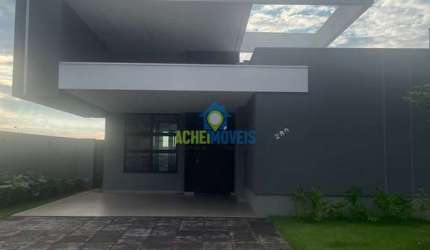 Casa de Condomínio para venda em Alphaville Araçatuba 2 de 186.00m² com 3 Quartos, 3 Suites e 3 Garagens
