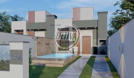 Casa para venda em Guaratuba de 85.00m² com 3 Quartos, 1 Suite e 2 Garagens