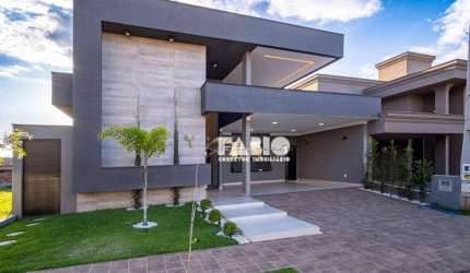 Casa de Condomínio para venda em Condomínio Residencial Recanto Do Lago de 246.00m² com 3 Quartos, 3 Suites e 4 Garagens