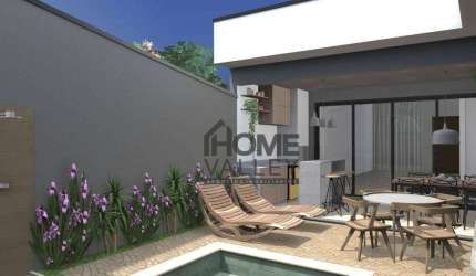 Casa de Condomínio para venda em Residencial Mont' Alcino de 184.00m² com 3 Quartos, 3 Suites e 4 Garagens