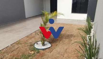 Casa para venda em Residencial Arezzo de 82.00m² com 3 Quartos, 1 Suite e 2 Garagens