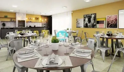 Apartamento para venda em Iguaçu de 42.00m² com 2 Quartos e 1 Garagem