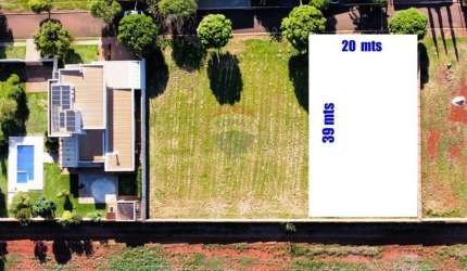 Terreno para venda em Cravinhos de 1092.00m²