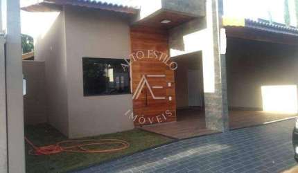 Casa de Condomínio para venda em Brodowski de 146.00m² com 3 Quartos, 1 Suite e 2 Garagens