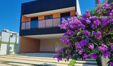 Sobrado para venda em Reserva Central Parque de 200.00m² com 4 Quartos, 2 Suites e 4 Garagens