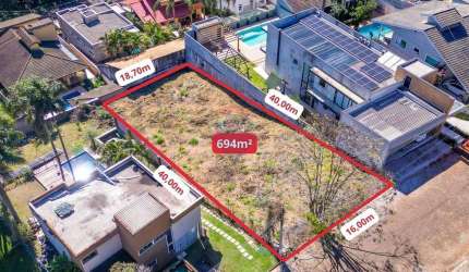 Terreno para venda em Condomínio Parque Das Garças Ii de 694.00m²