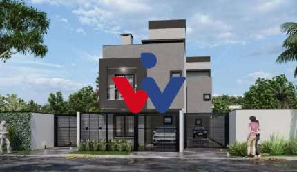 Sobrado para venda em Xaxim de 117.00m² com 3 Quartos, 1 Suite e 3 Garagens
