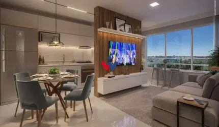 Apartamento para venda em Santa Cândida de 48.00m² com 2 Quartos e 1 Garagem