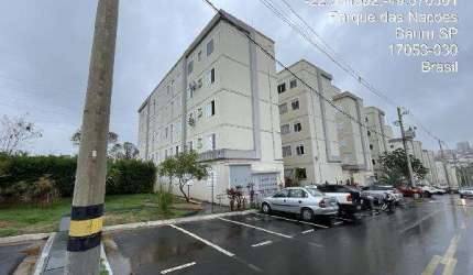 Apartamento para venda em Residencial Tivoli de 41.00m² com 2 Quartos e 1 Garagem